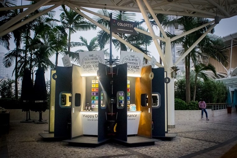 Colortek Experience Carousel reveals inner desires and moods of Lebanese